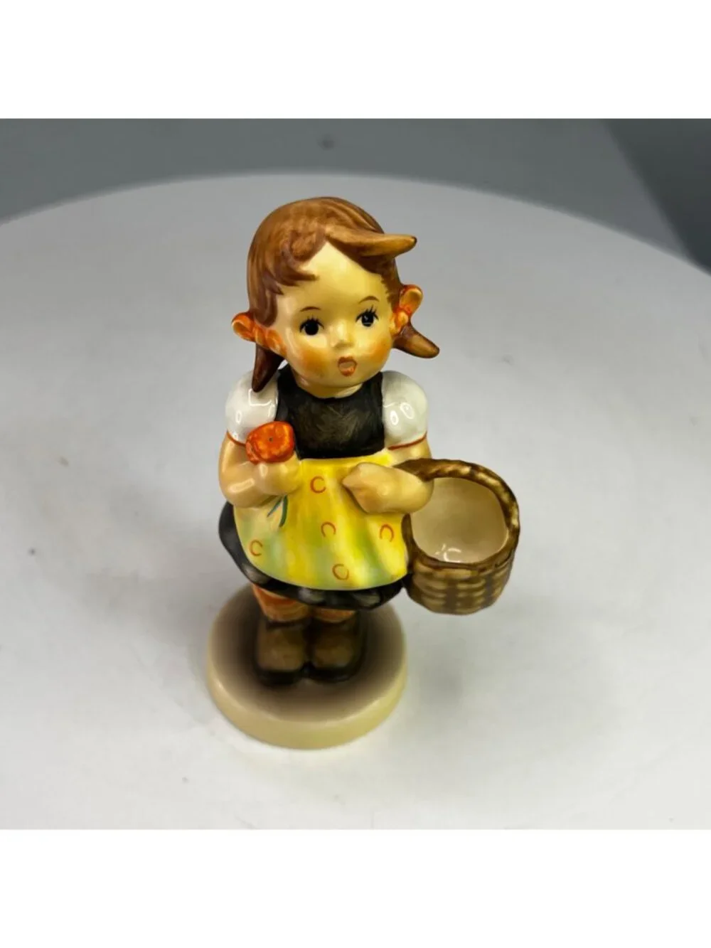 Hummel Sister Porcelain Figurine With Basket 5.5